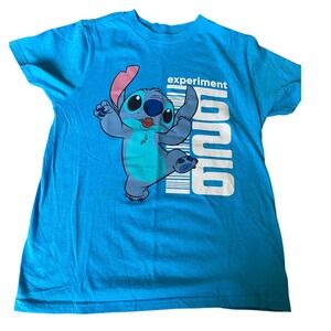 Disney Stitch Graphic Tee Experiment 626 Blue‎ T-Shirt Kids Size S NWOT